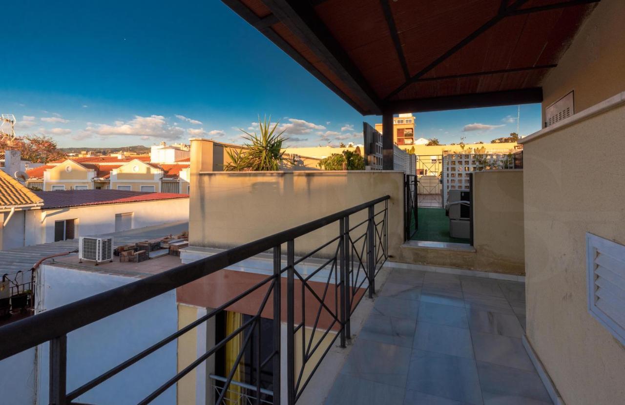 Modern Studio With Private Rooftop Terrace By Rems Málaga Dış mekan fotoğraf