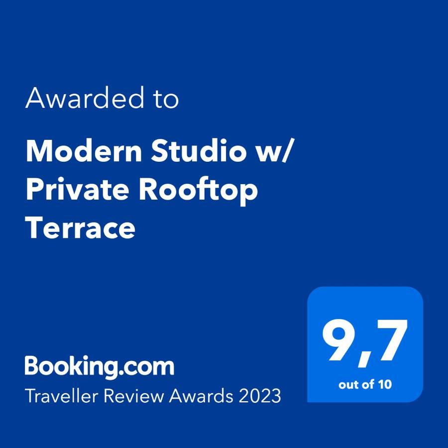 Modern Studio With Private Rooftop Terrace By Rems Málaga Dış mekan fotoğraf