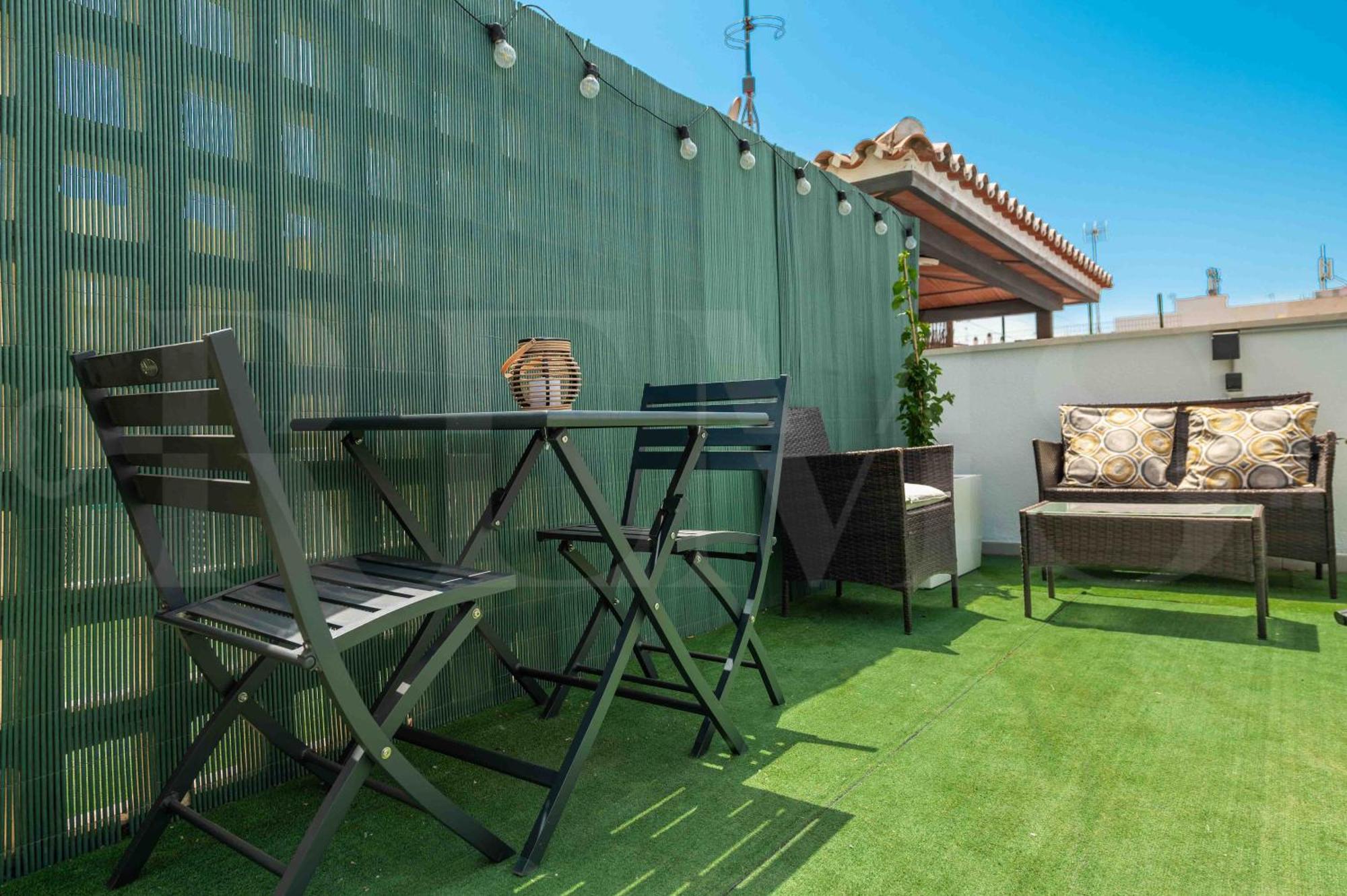Modern Studio With Private Rooftop Terrace By Rems Málaga Dış mekan fotoğraf