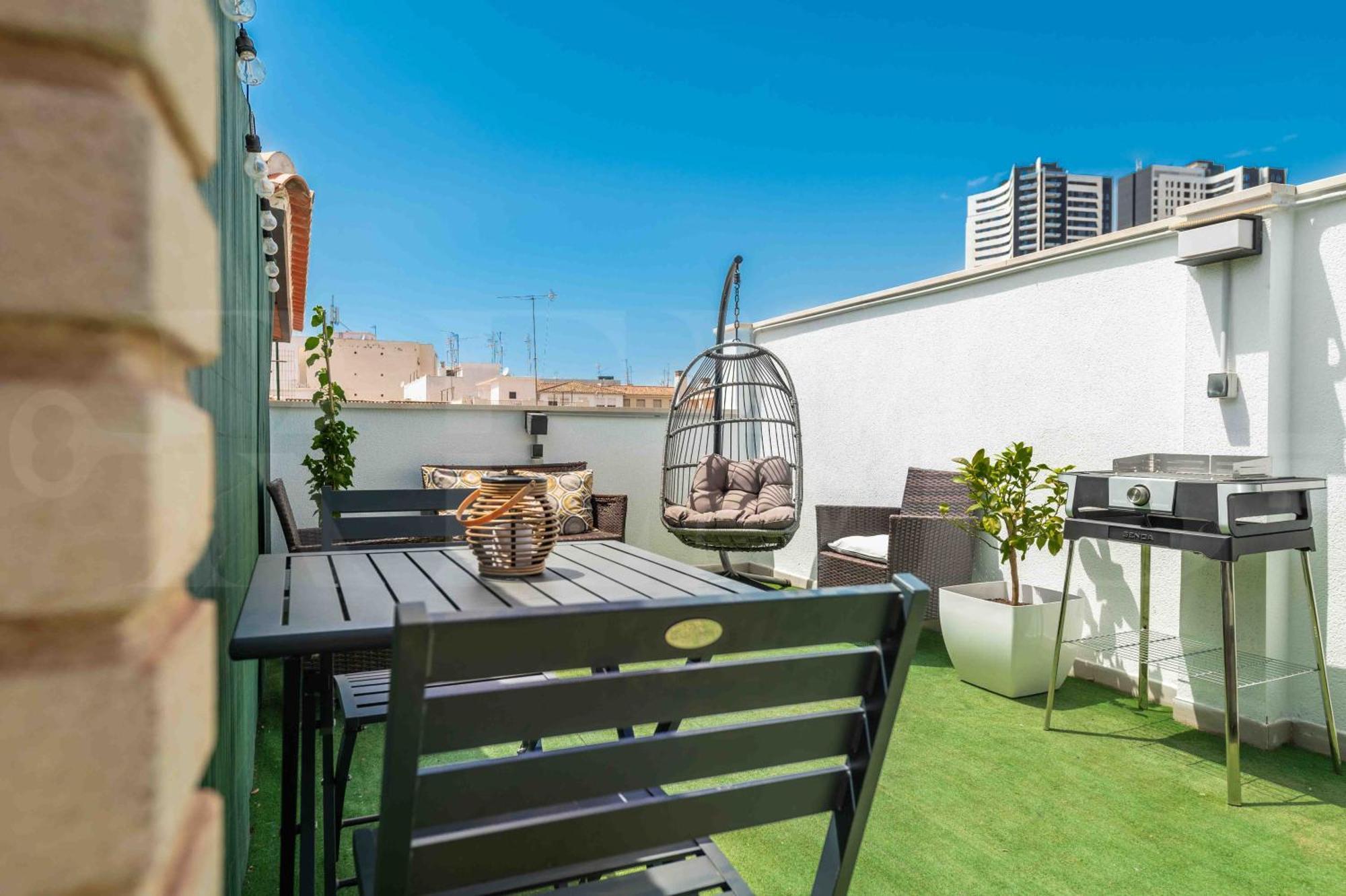 Modern Studio With Private Rooftop Terrace By Rems Málaga Dış mekan fotoğraf