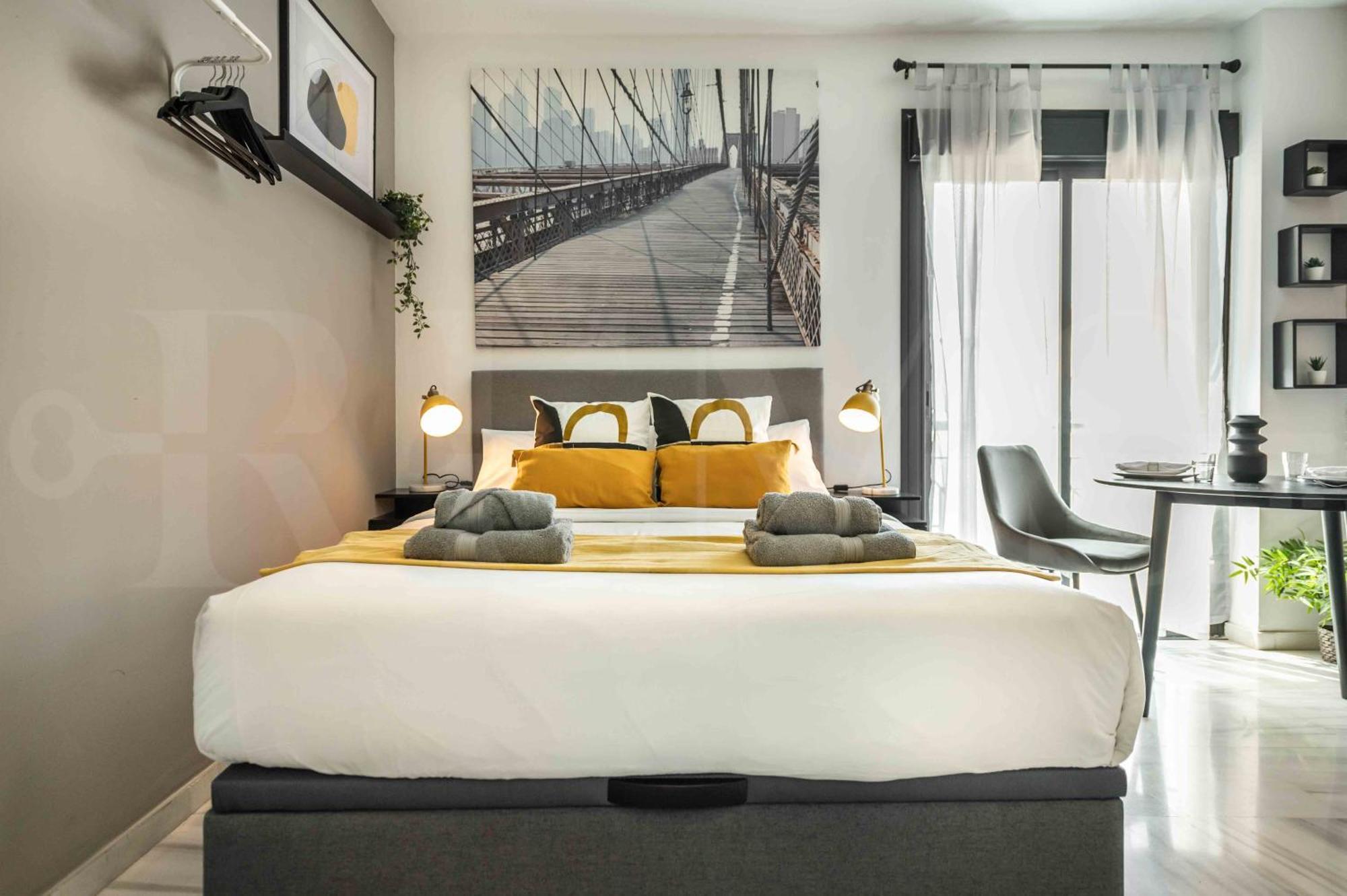 Modern Studio With Private Rooftop Terrace By Rems Málaga Dış mekan fotoğraf